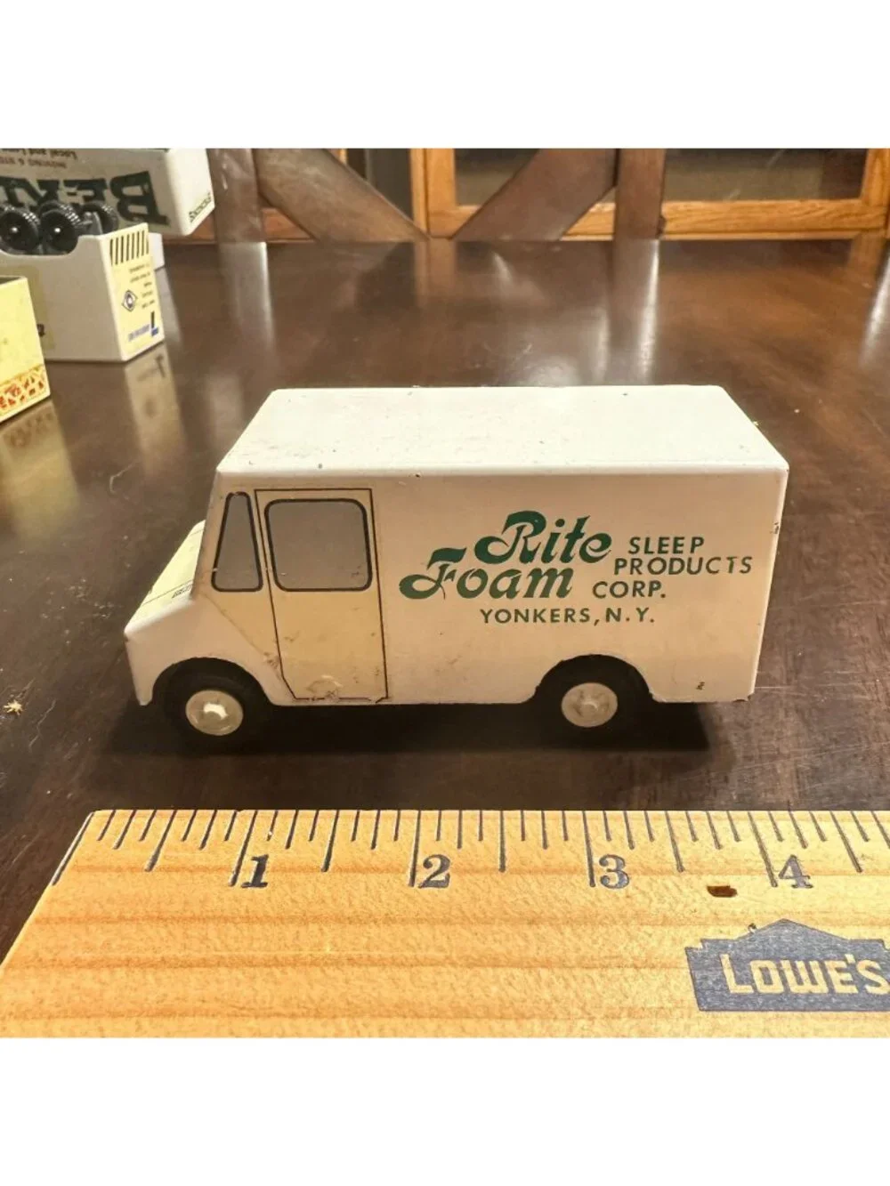 Lot Vintage Ralstoy Toy Metal Diivery Trucks #22  Advertising